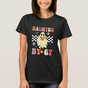 Camiseta Esqueleto de Halloween Assombrado Número Seis Sete