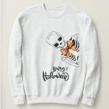 Esqueleto de Halloween com Gravata Borboleta - Fel
