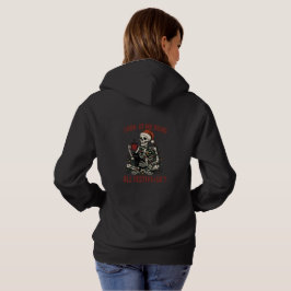Camiseta Esqueleto de Papai Noel com Gato de Férias Snark