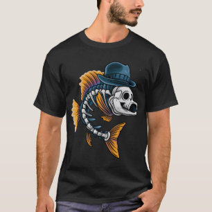 Camiseta esqueleto de peixe
