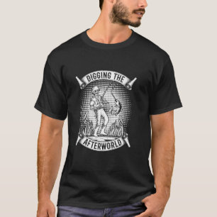 Camiseta Esqueleto de Pescador - Pescador Pescando