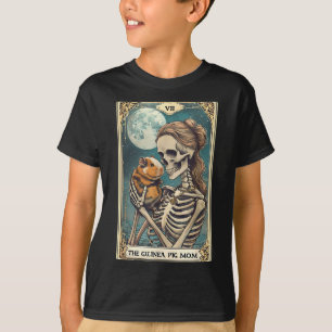 Camiseta Esqueleto de porquinho-da-índia fofo dono de carta