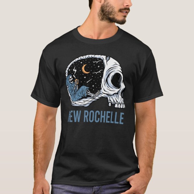 Camiseta Esqueleto de Refrigeração - Nova Rochelle (Frente)