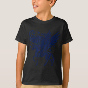 Camiseta Esqueleto de unicórnio halloween gótico assustador