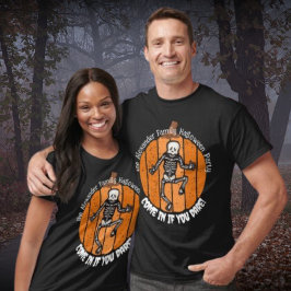 Camiseta Esqueleto Distante do Halloween Pumpkin