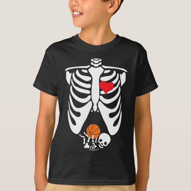 Camiseta Esqueleto Divertido (Frente)