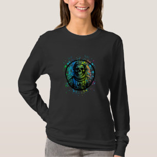 Camiseta Esqueleto do Astronauta de Disquete Edgy legal