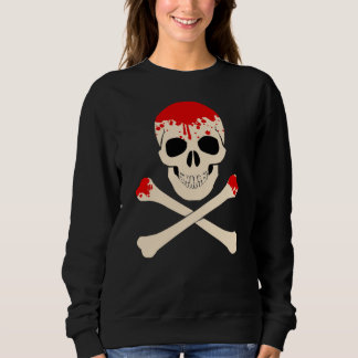 Camiseta esqueleto do crânio de halloween