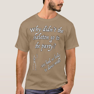 Camiseta Esqueleto do Dia de as Bruxas engraçado