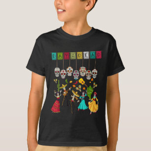 Camiseta Esqueleto do Dia dos Mortos - Dia dos Mortos Mexic