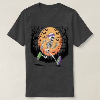 Camiseta Esqueleto do Halloween Runner: Malhações Gráficas