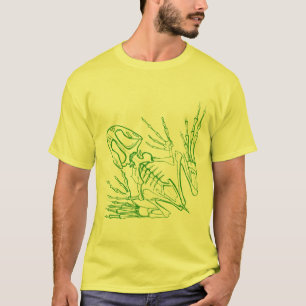 Camiseta esqueleto do sapo