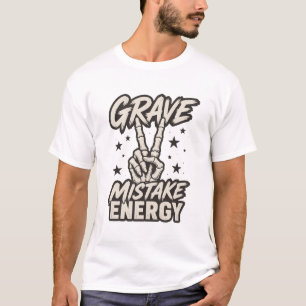 Camiseta Esqueleto Energia Erro Grave