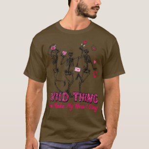 Camiseta Esqueleto Engraçado Coisa Que Você Faz Meu Coração