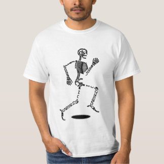 Camiseta Esqueleto Engraçado com palavras