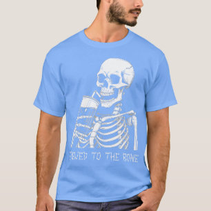Camiseta Esqueleto Engraçado Roupas de Gótico para Homens e