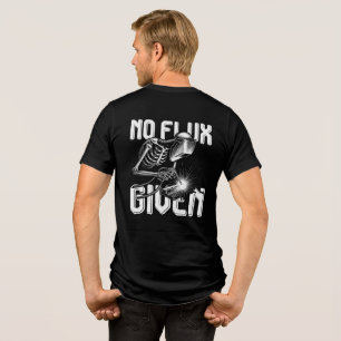 Camiseta Esqueleto Engraçado Soldador Sem Fluxo Dado Mascul