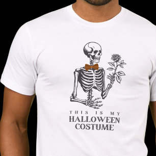 Camiseta Esqueleto Esta é a minha fantasia de Halloween