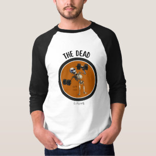 Camiseta Esqueleto/Halloween/divertido/academia