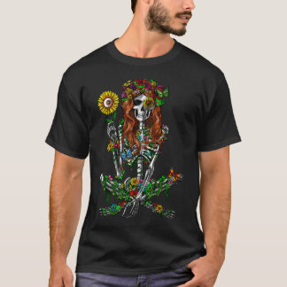 Camiseta Esqueleto Hippie