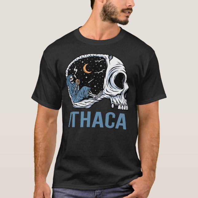 Camiseta Esqueleto Ithaca (Frente)