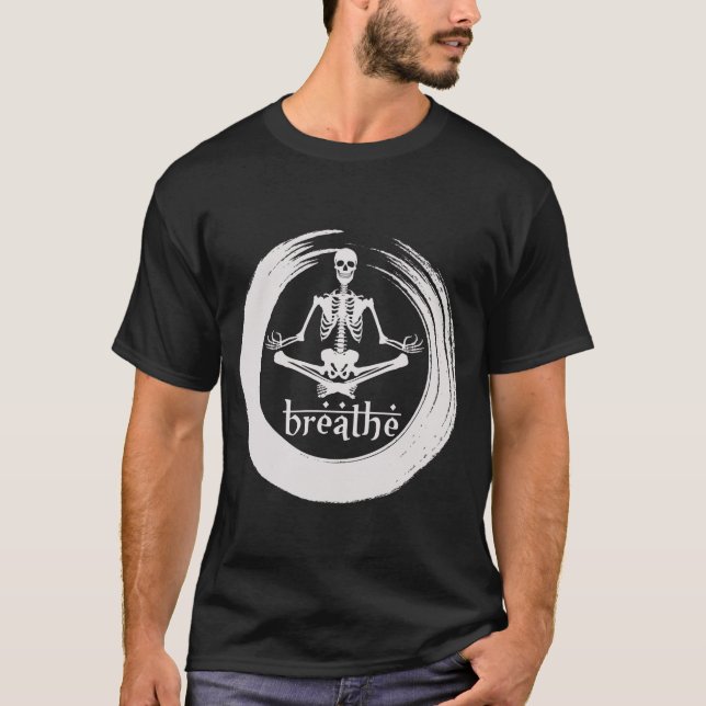 Camiseta Esqueleto Meditante (Frente)