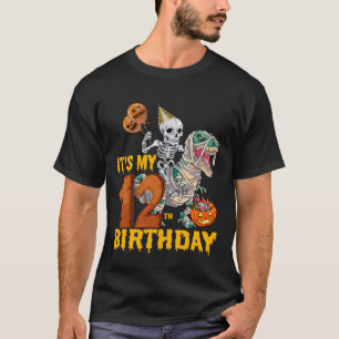 Camiseta Esqueleto Montando Dinossauro Múmia T rex Engraçad