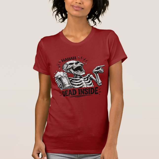 Camiseta Esqueleto Morto por Dentro (Frente)