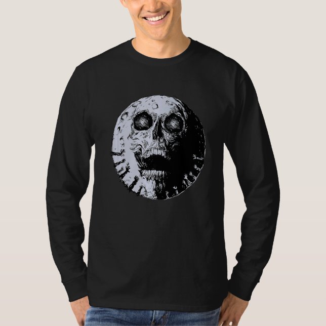 Camiseta Esqueleto Planeta Assustador (Frente)