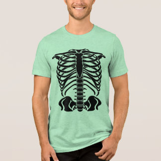 Camiseta Esqueleto Preto Caixa Torácica
