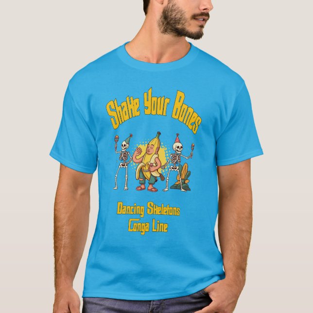 Camiseta Esqueletos dançantes (Frente)