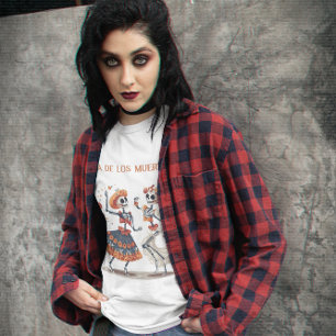 Camiseta Esqueletos dançarinos do Dia de los Muertos person