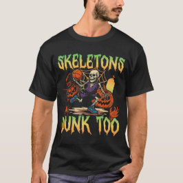 Camiseta Esqueletos também fazem enterradas Esportes Hallow