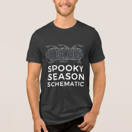 Camiseta Esquema da Temporada Assustadora - Engenheiro Dive