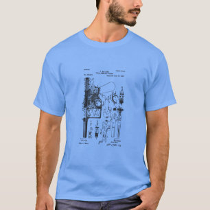 Camiseta Esquemática de modelos de patentes Mauser C96 Broo