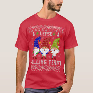 Camiseta Esquerda Rolling Team Baking Tomte De Natal Gnomo