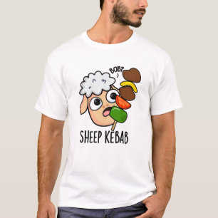 Camiseta Esquete de Kebabs de Ovelha Piada de Shish Kebab E