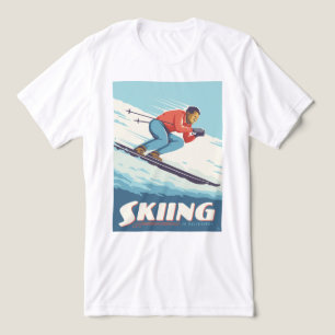Camiseta Esqui Acredita Na Impressão