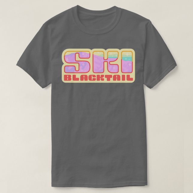 Camiseta Esqui Blacktail (Frente do Design)