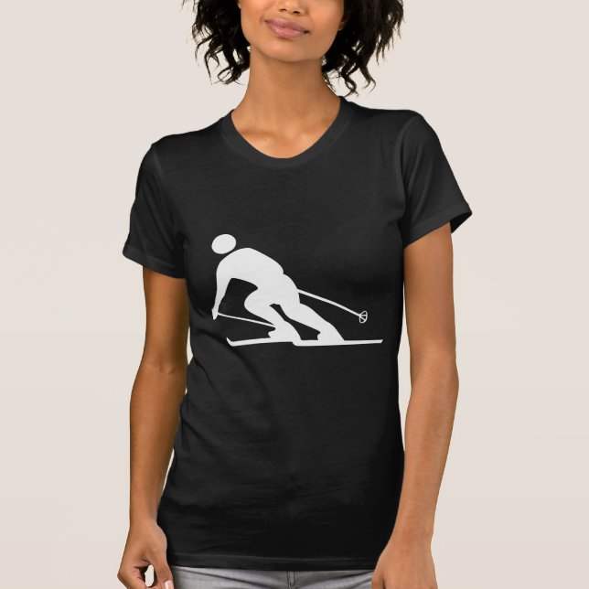 Camiseta Esqui - Branco (Frente)