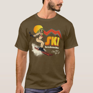 Camiseta Esqui Breckenridge 70s80s Estilo Retro Souvenir Pe