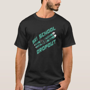 Camiseta Esqui da escola esqui esquiador esquiador esportes