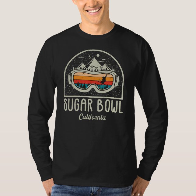 Camiseta Esqui da Montanha do Açúcar Retro (Frente)