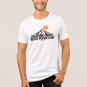 Camiseta Esqui da Montanha do Urso Retro