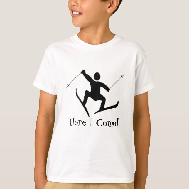 Camiseta esqui da neve (Frente)