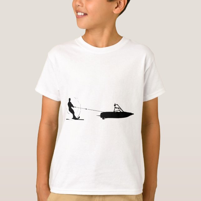 Camiseta Esqui De Água - Presente De Esqui De Água Para Esq (Frente)