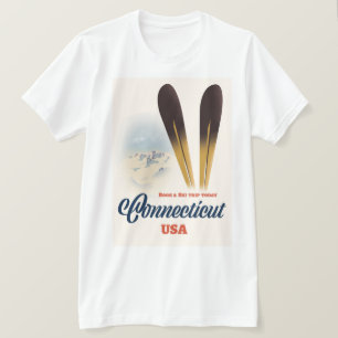 Camiseta Esqui de Connecticut