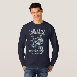 Camiseta Esqui de Estilo Livre 2018 Esportes Extremos