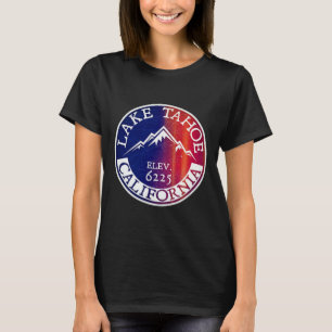 Camiseta Esqui de Inverno de Lago Tahoe Lembrança Viagem Es
