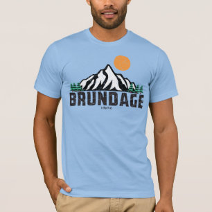 Camiseta Esqui de Montanha de Brundage Retro